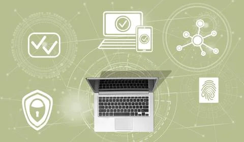 Concept of 2fa 写真素材