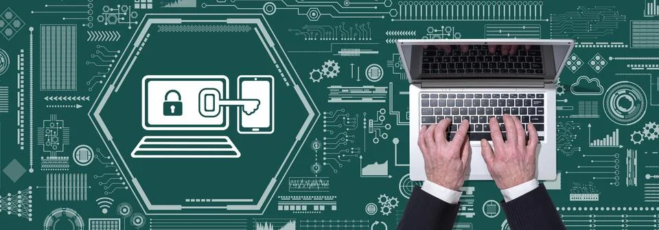 Concept of 2fa Stock Photos