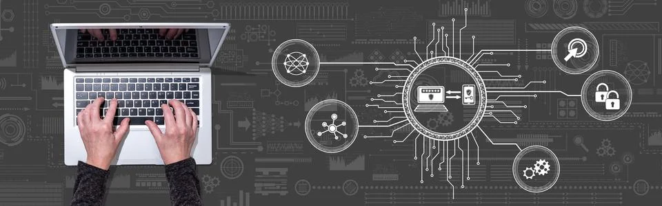 Concept of 2fa Stock Photos