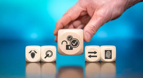 Concept of 2fa 写真素材