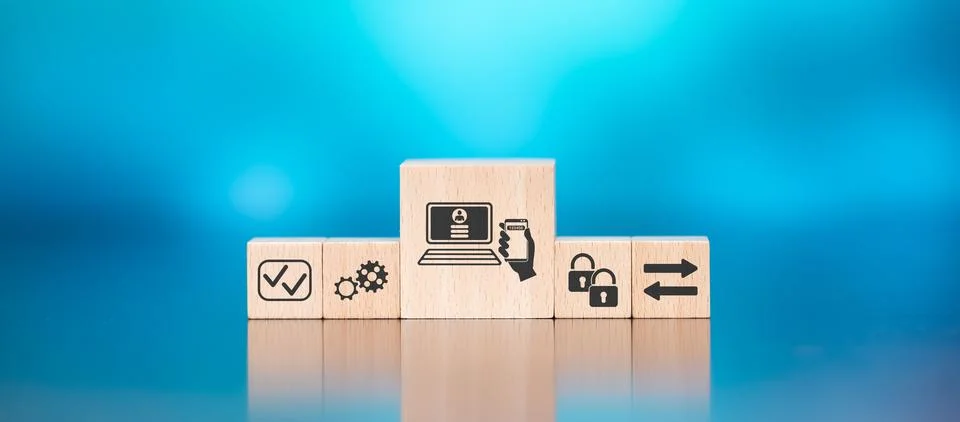 Concept of 2fa Stock Photos