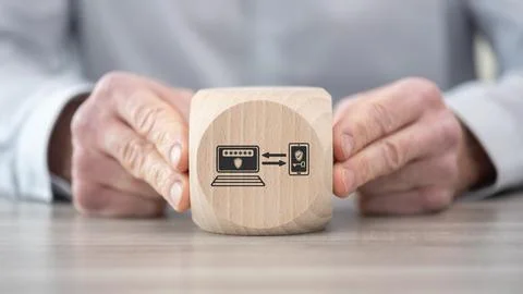 Concept of 2fa Stock Photos