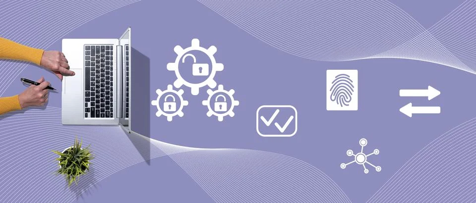 Concept of 2fa Stock Photos