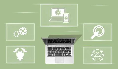 Concept of 2fa Stock Photos