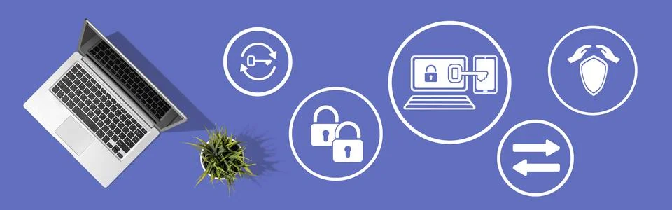 Concept of 2fa Stock Photos