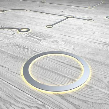 Concept 3d rendering 스톡 일러스트