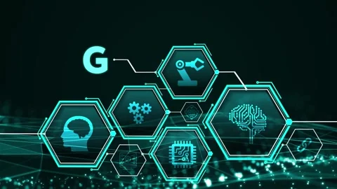 The concept of 5G network, high-speed mobile Internet, new generation netwo.. Stock Footage 280965358