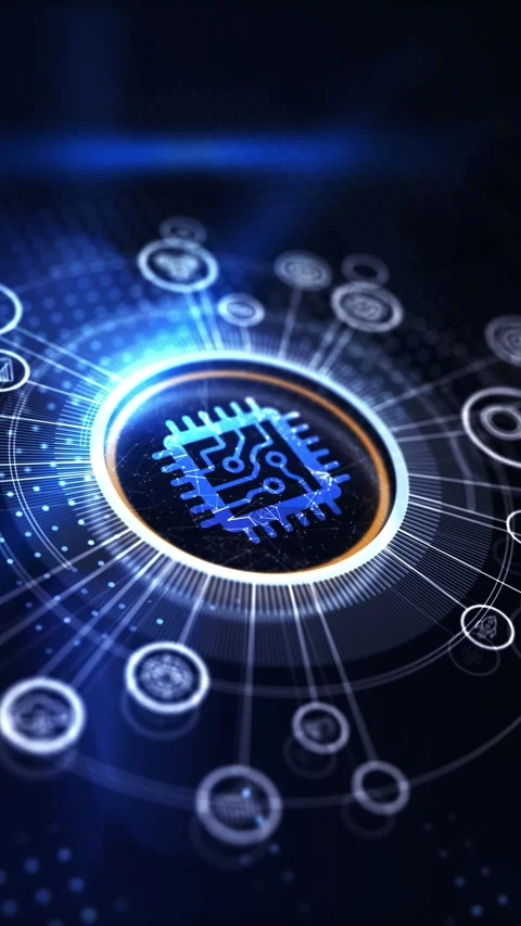 The concept of 5G network, high-speed mobile Internet, new generation netwo.. Stock Footage 309367296