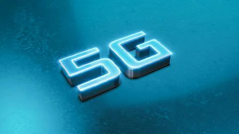 Concept of 5g network tech Stock Illustration
