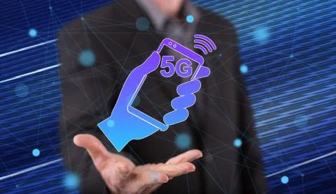 Concept of 5g Stock-Fotos