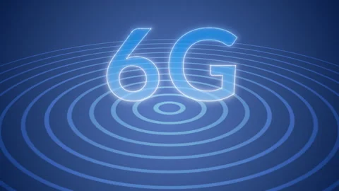 The concept of 6G network Vídeo Stock 278977675