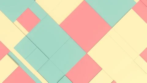 Concept abstract geometry form. Pastel Colored Tech Background with a Geome.. 스톡 일러스트