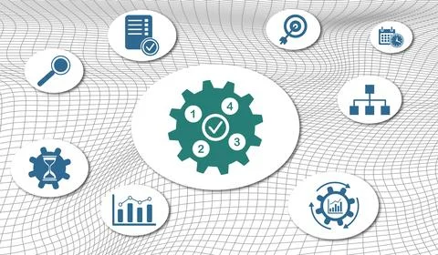 Concept of action plan Stock Illustration