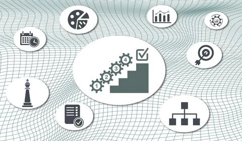 Concept of action plan イラスト素材