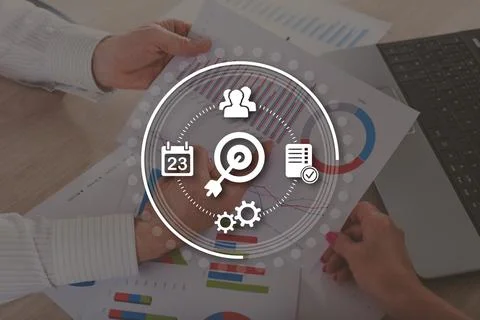 Concept of action plan Stock Photos