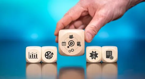 Concept of action plan Stock Photos