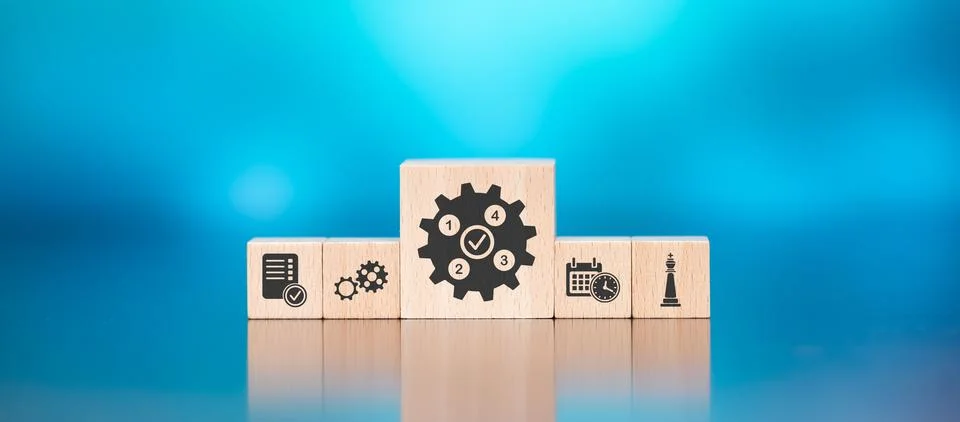 Concept of action plan Stock Photos