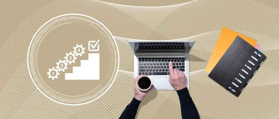 Concept of action plan Stock Photos