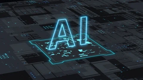 Concept of AI Stock Footage 107219445