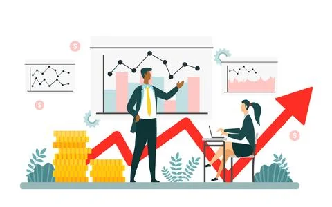 Concept of analysis Stock Illustration