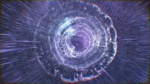 Concept animation of a gamma-ray burst in space Stock Footage 319519503