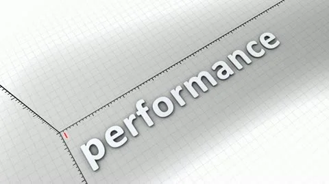 Concept animation, growing chart - Performance. Stock Footage 20618254