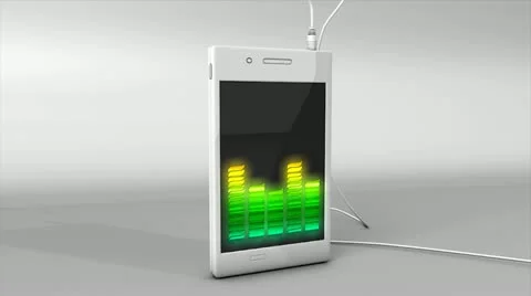 Concept animation, media player device. Stock Footage 10886891