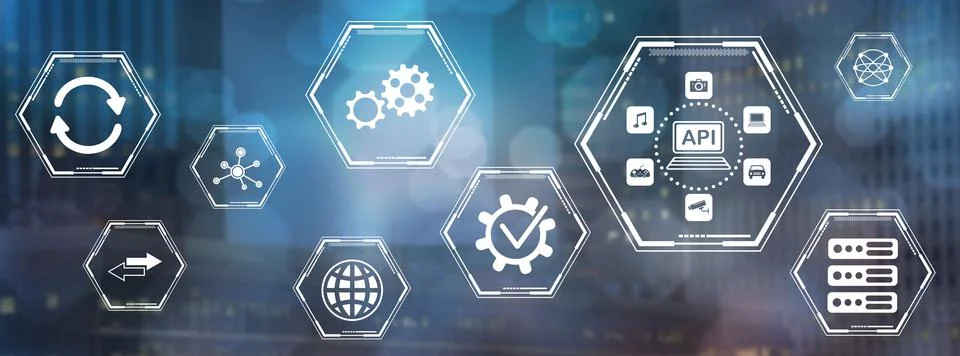 Concept of api Illustration