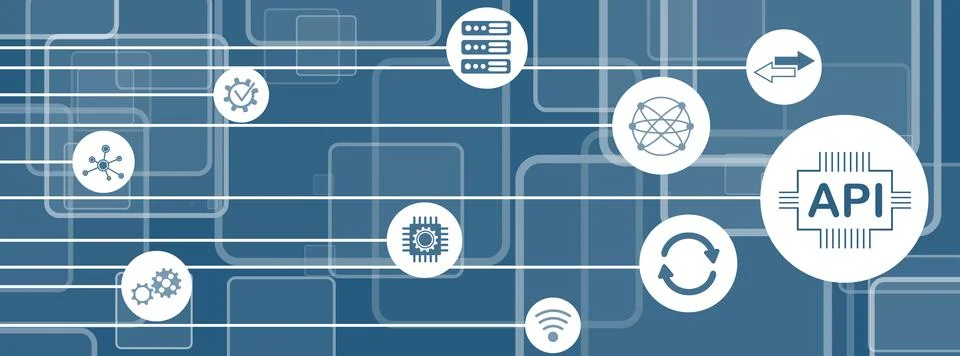 Concept of api Illustrazione stock