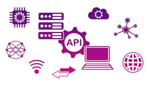 Concept of api 스톡 일러스트