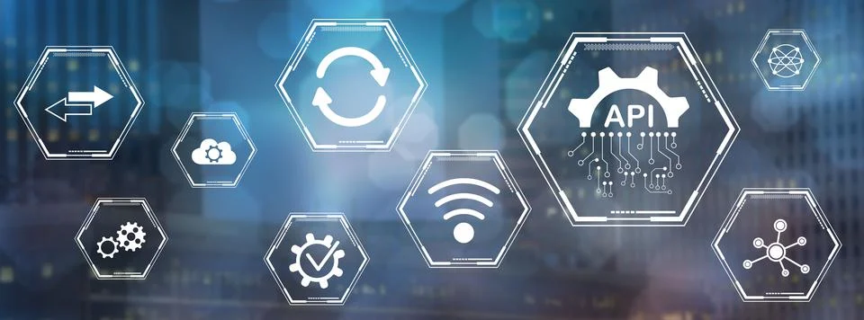 Concept of api Stock Illustration