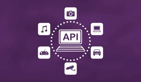 Concept of api Illustrazione stock