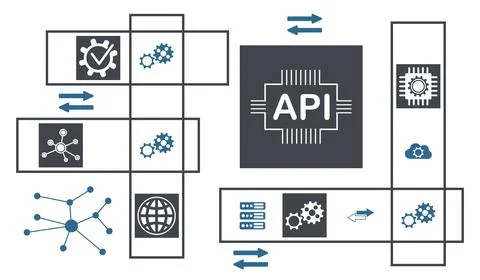 Concept of api Stock Illustration