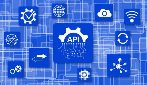 Concept of api Illustrazione stock