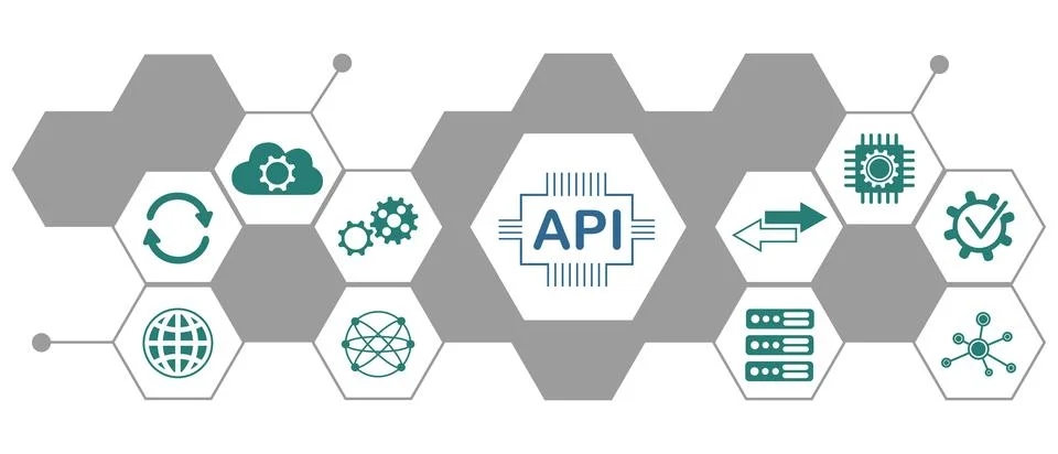 Concept of api 스톡 일러스트