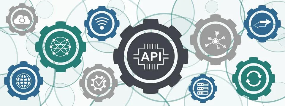 Concept of api Illustrazione stock
