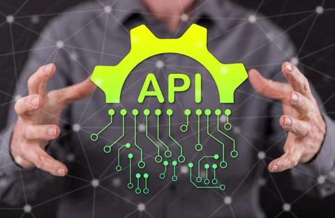 Concept of api Foto stock