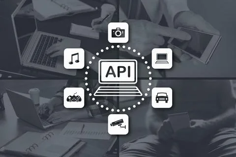 Concept of api Foto stock