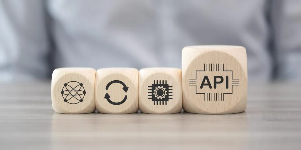 Concept of api Stock Photos