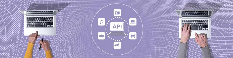 Concept of api Foto stock