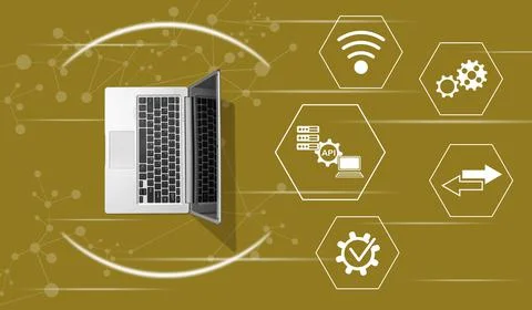 Concept of api Foto stock