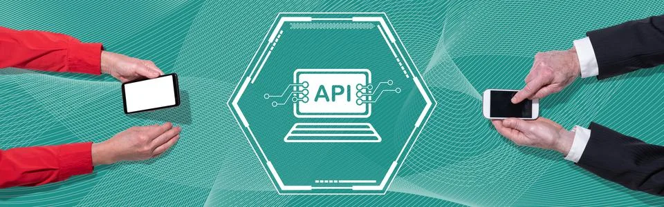 Concept of api Stock-Fotos