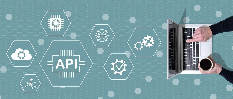 Concept of api Foto stock