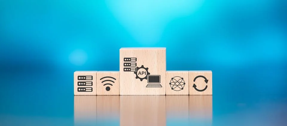 Concept of api Foto stock