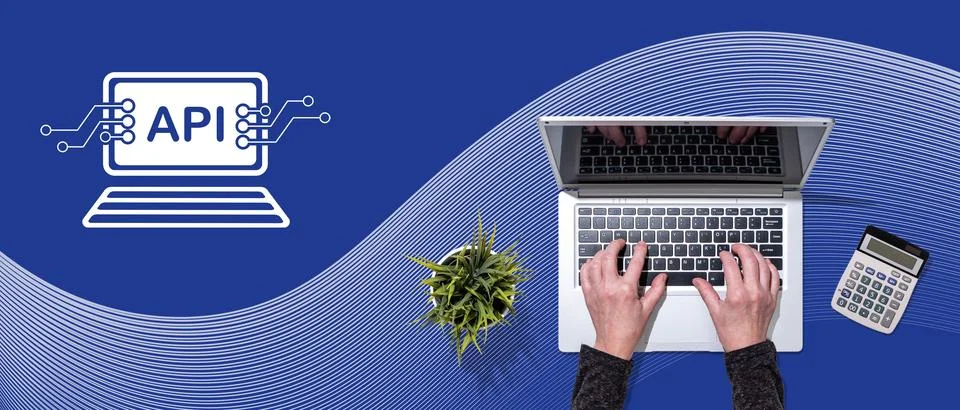 Concept of api Stock Photos