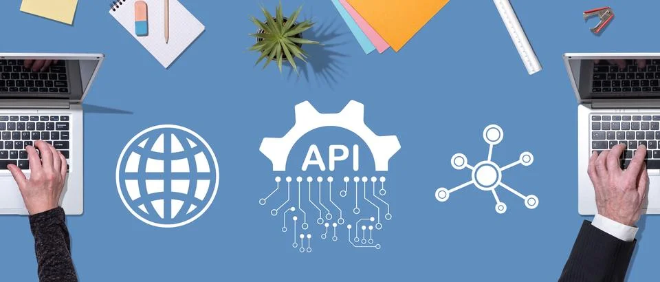 Concept of api Foto stock