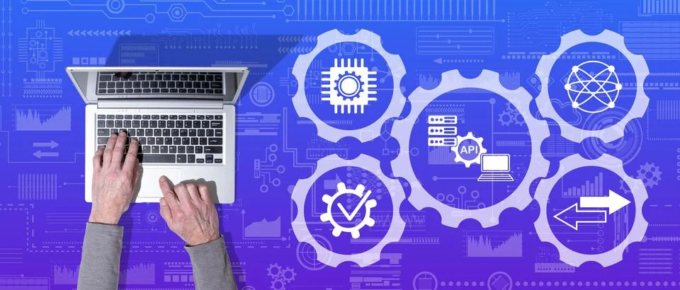 Concept of api Foto stock