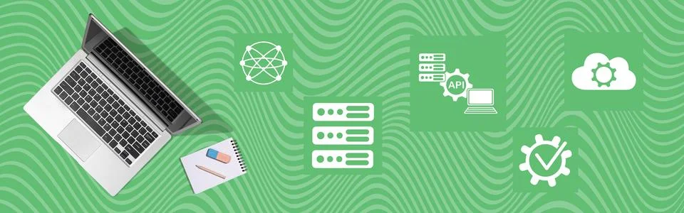 Concept of api Stock Photos