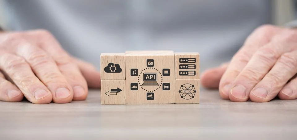 Concept of api Foto stock