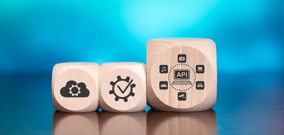 Concept of api Stock Photos